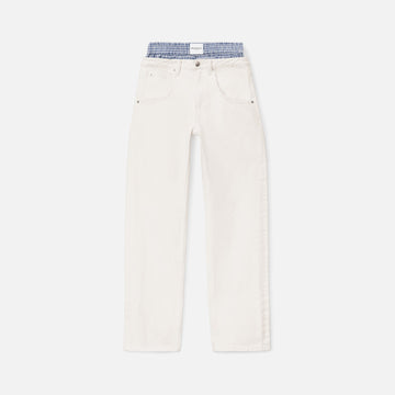 T by Alexander Wang Prestyled Boxer Skater Jean - Moonshine