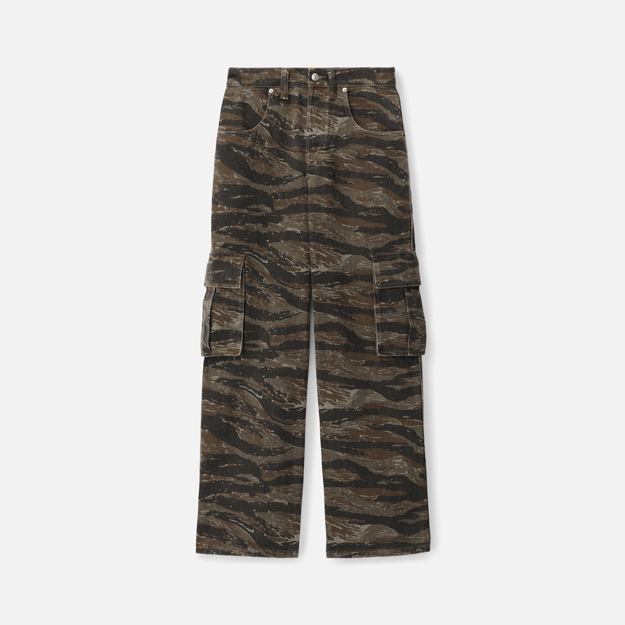 T by Alexander Wang Camo Bagged Out Pocket Jean - Camo