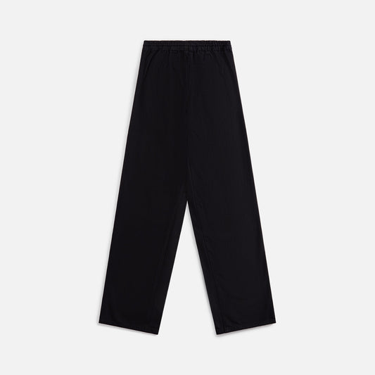 T by Alexander Wang Denim Track Pant with Black Mesh Undie - Black