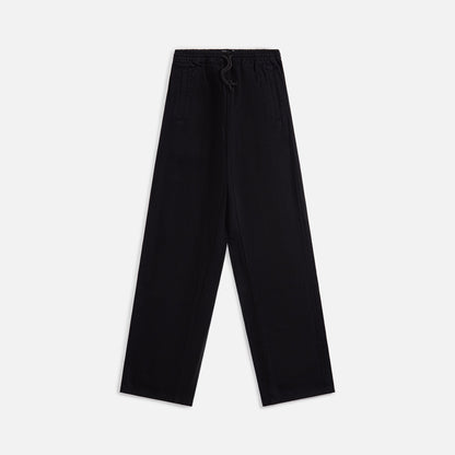 T by Alexander Wang Denim Track Pant with Black Mesh Undie - Black