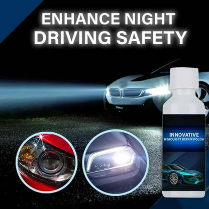 QWANG Headlight Renewals Polish Car Kit Headlight Liquid Cleaning 20ml