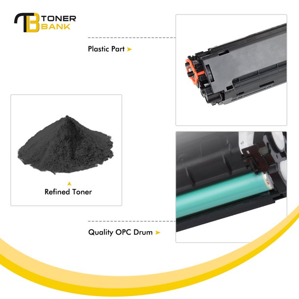 Toner Bank Compatible Toner Cartridge for HP 48A CF248A 248A Laserjet Pro M15w M15a M16a M16w MFP M29w M31w M30w M28a M28w Printer Ink (Black, 2 Pack)