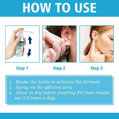MOON-TOY 30ml Piercing Aftercare Spray Spray Is Suitable for Ear, Nose, Tongue, Navel Perforation, Cleaning Treatment-, and Soothing Spray