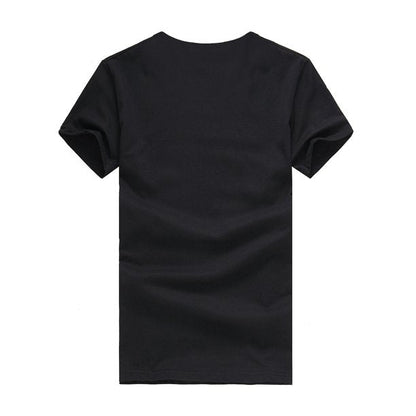 QWANG Fashion Men Casual Summer Flag Print Short Sleeve O-Neck Tops Blouse T-Shirts