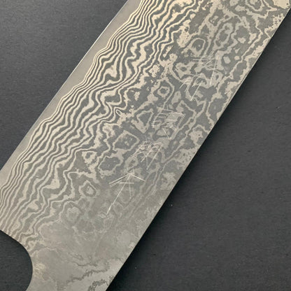 Gyuto knife, SG2 powder steel, damascus finish - Kamo