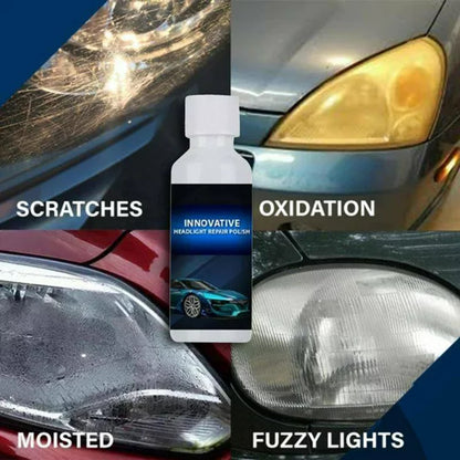 QWANG Headlight Renewals Polish Car Kit Headlight Liquid Cleaning 20ml