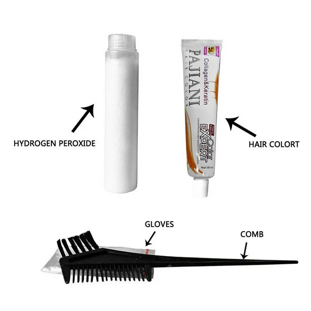 QWANG White Permanent Hair Pigment Color Unisex Long Lasting Hair Color 160ml