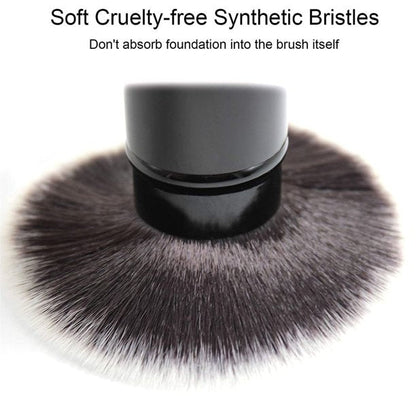QWANG Makeup Brush Travel Face Blush Brush Portable Powder Brush With Cover For Blush