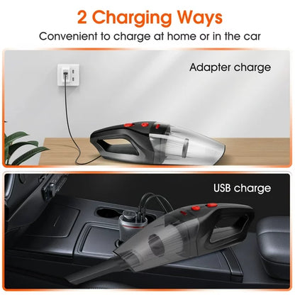 Doosl Cordless Handheld Vacuum Cleaner, 6KPA Wet Dry Portable Mini Vacuum for Car, Hand Vacuum for Home Pet Hair Multi-Surface, Black