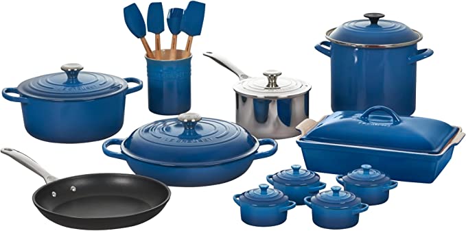 Le Creuset 20 Piece Mixed Material Cookware Set - Marseille