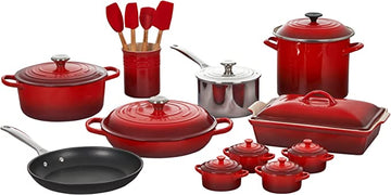 Le Creuset 20 Piece Mixed Material Cookware Set - Cerise