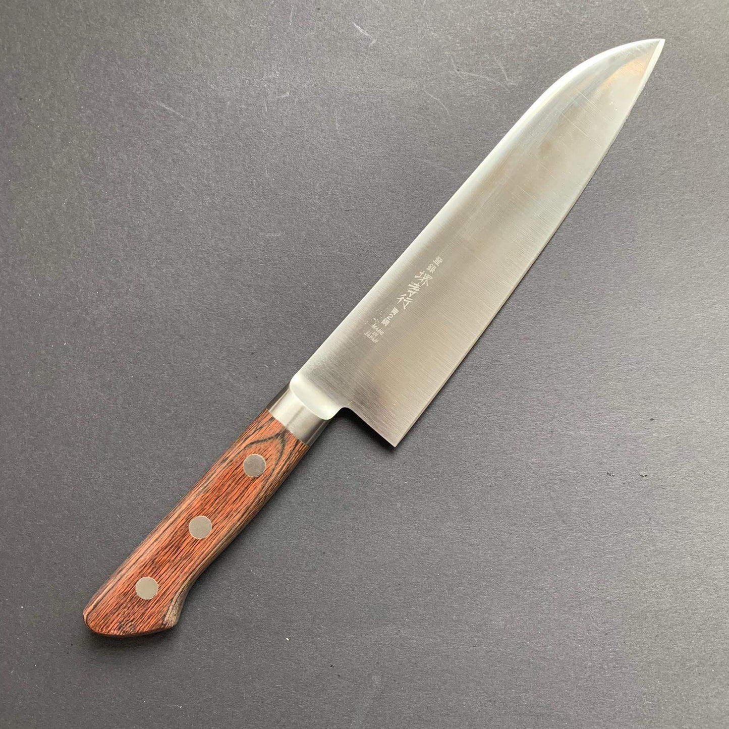 Santoku knife, Mono Aogami 2, polished finish - Sakai Takayuki
