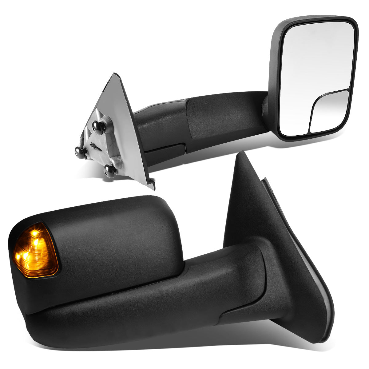 Manual Towing Mirrors (Pair)<br>02-08 Dodge Ram 1500, 03-09 Ram 2500