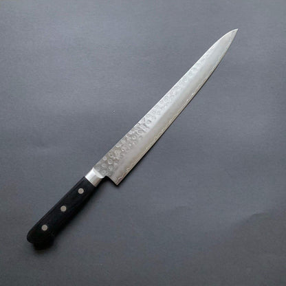 Sujihiki knife, 19C27 Stainless Steel, Tsuchime finish - Ittetsu