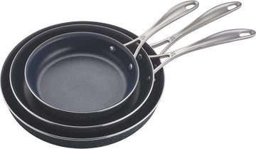 Henckels Capri K2 3pc Aluminum Nonstick Fry Pan Set