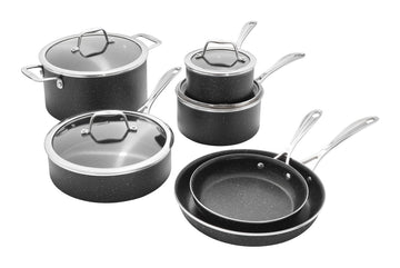 Henckels Capri Notte 10pc Aluminum Nonstick Cookware Set