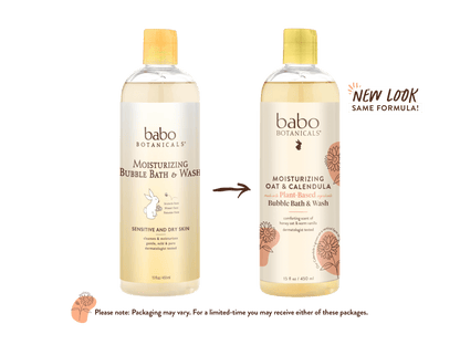 Moisturizing Oat & Calendula Bubble Bath & Wash