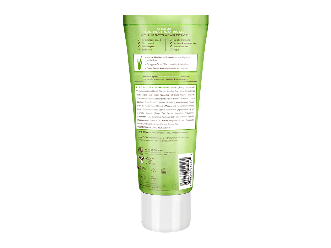 After Sun Soothing Hydrating Aloe Gel