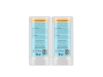Sensitive Baby Mineral Sunscreen Stick SPF50 Duo