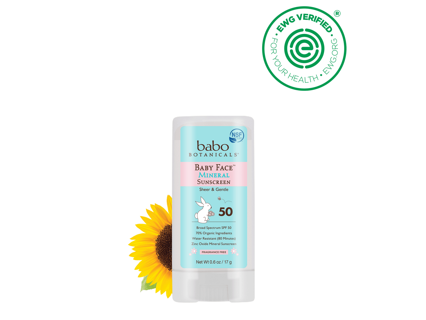 Sensitive Baby Mineral Sunscreen Stick SPF50