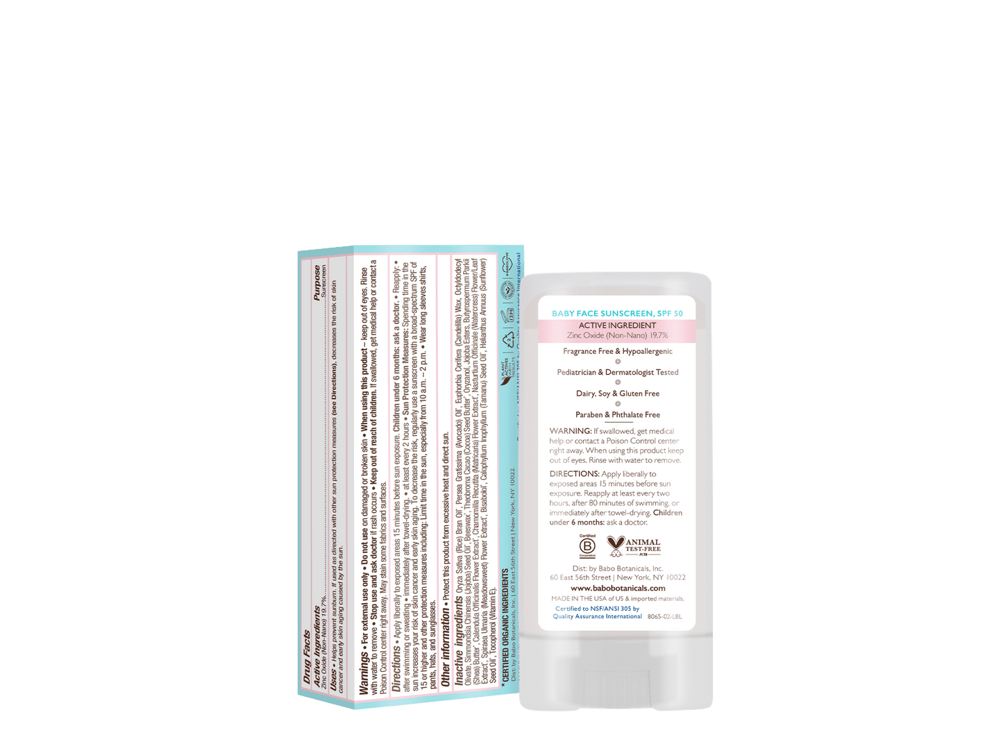 Sensitive Baby Mineral Sunscreen Stick SPF50
