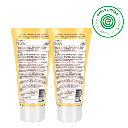Sheer Zinc Mineral Sunscreen Lotion SPF30 Duo