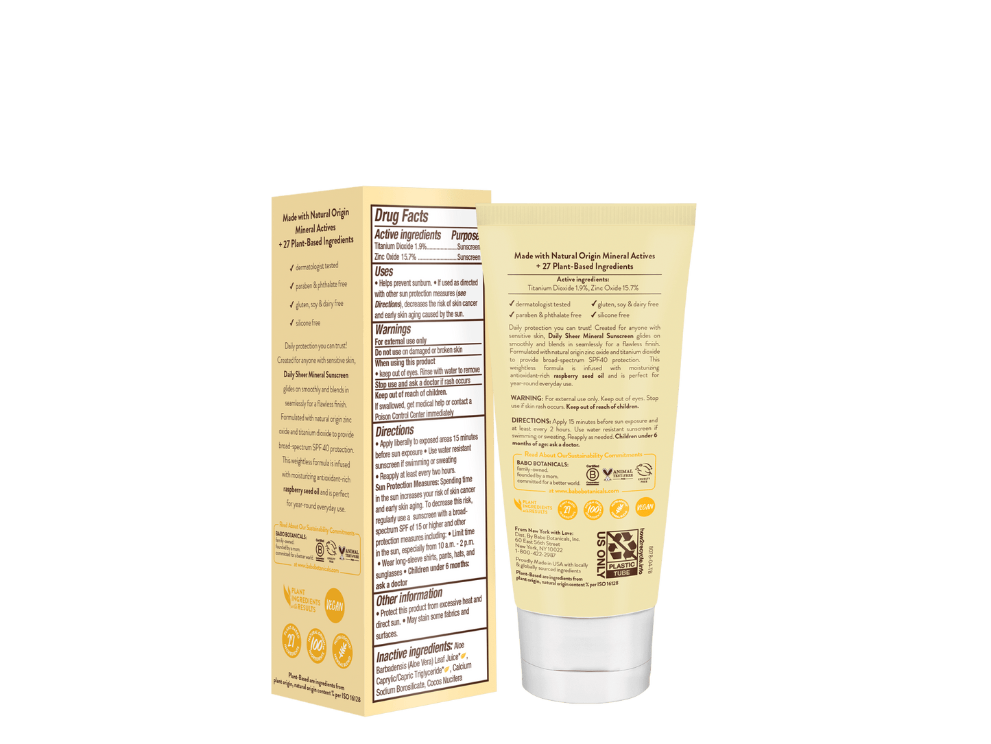 Daily Sheer Mineral Sunscreen Lotion SPF40
