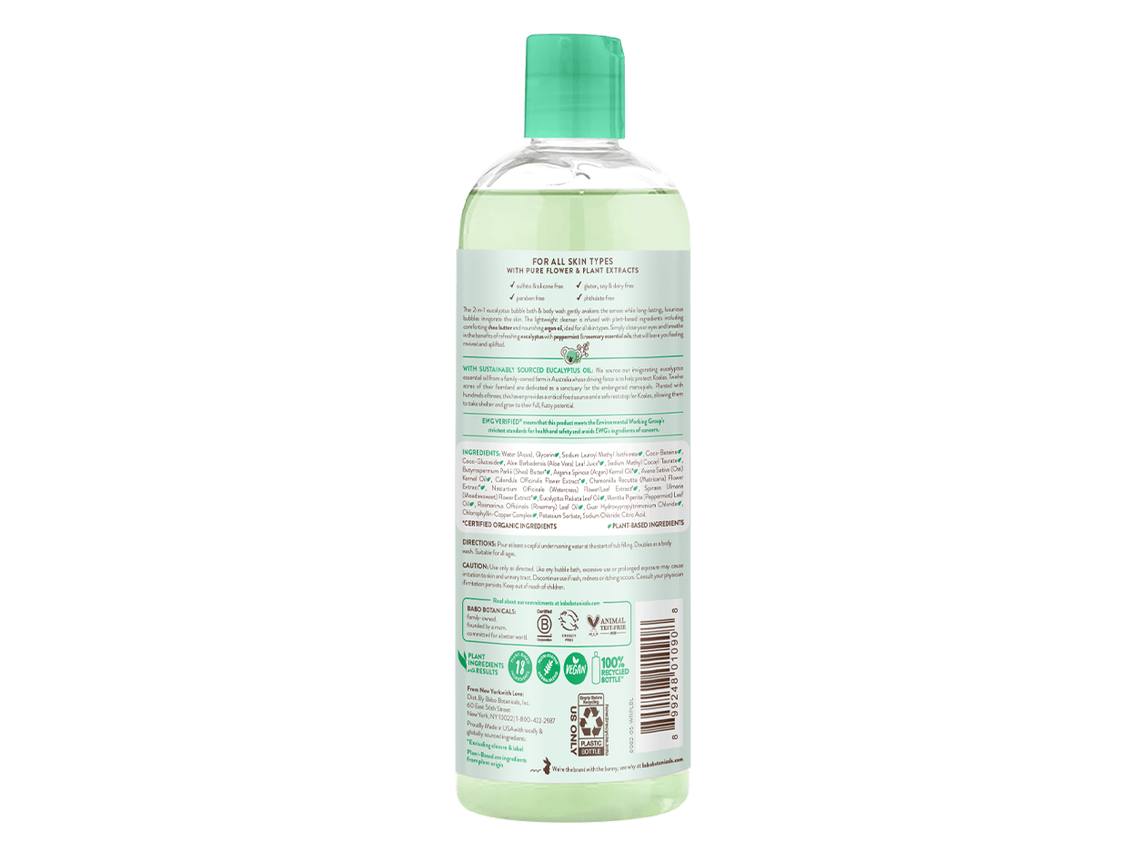 Eucalyptus Body Wash & Bubble Bath