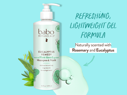 Eucalyptus Remedy Plant-Based Shampoo & Wash - 16oz