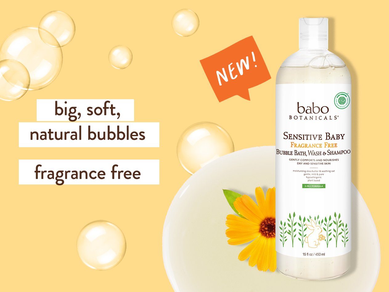 Sensitive Baby Fragrance-Free Bubble Bath & Wash