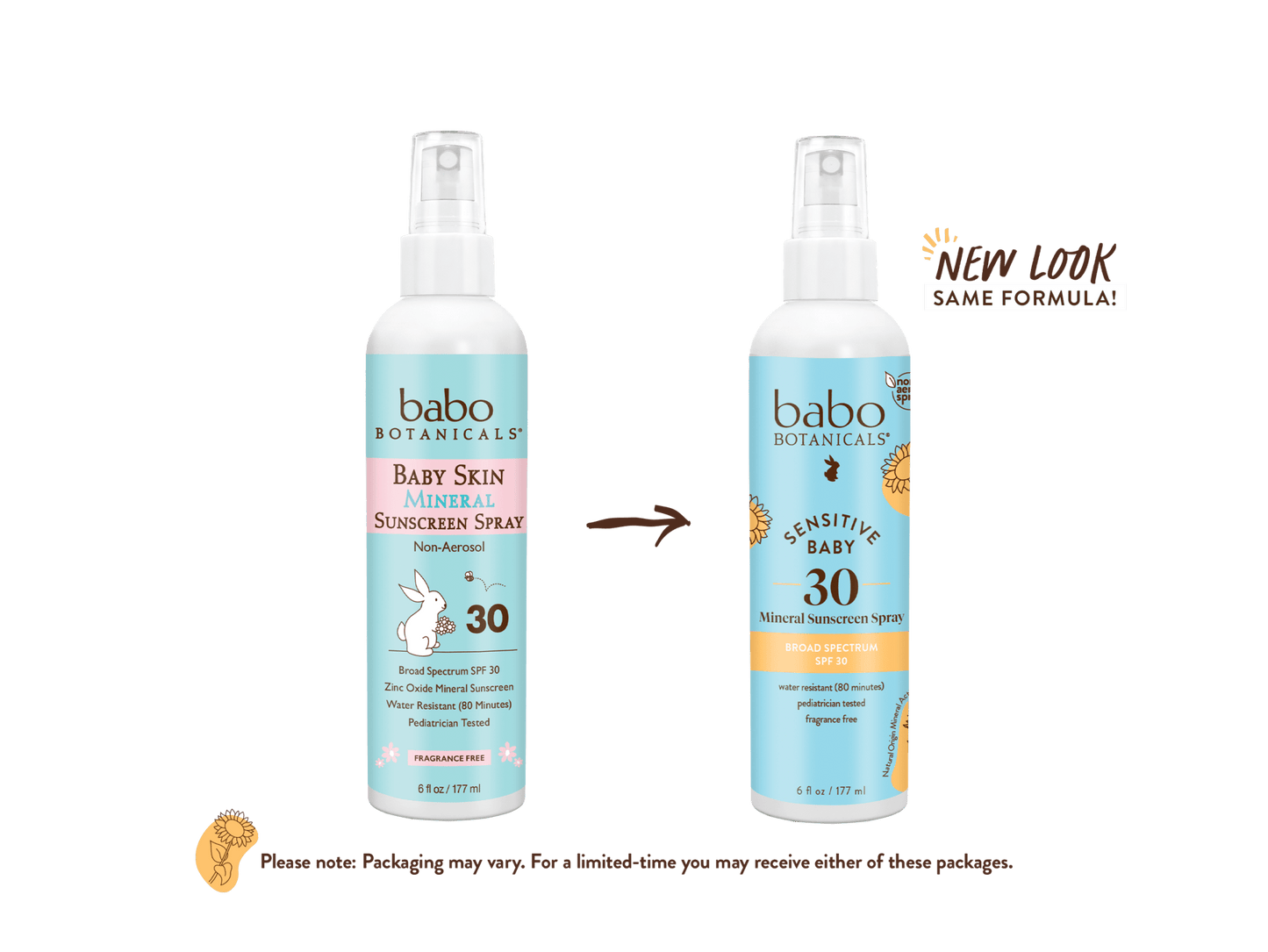 Sensitive Baby Mineral Sunscreen Spray SPF30