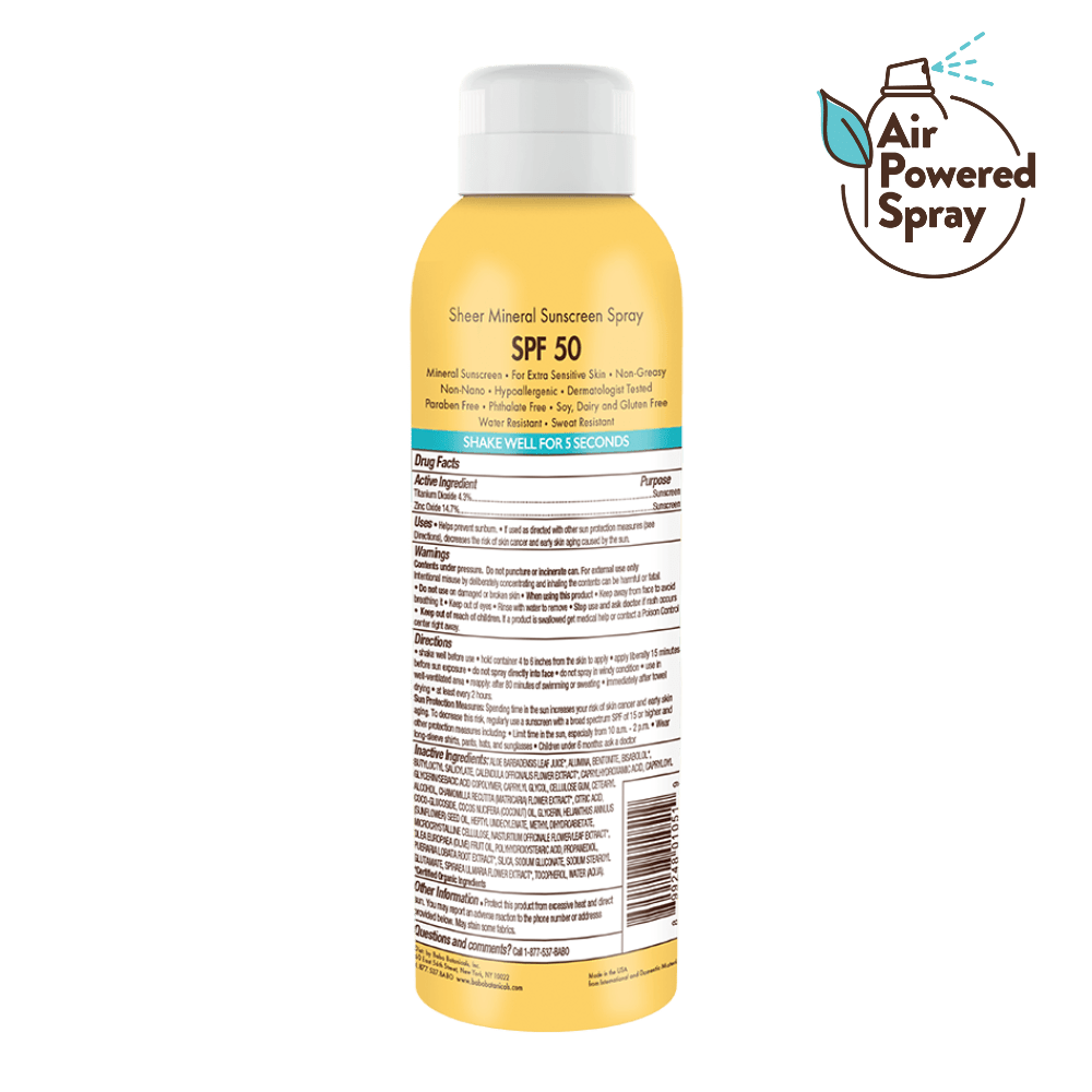 Sheer Mineral Sunscreen Spray SPF50