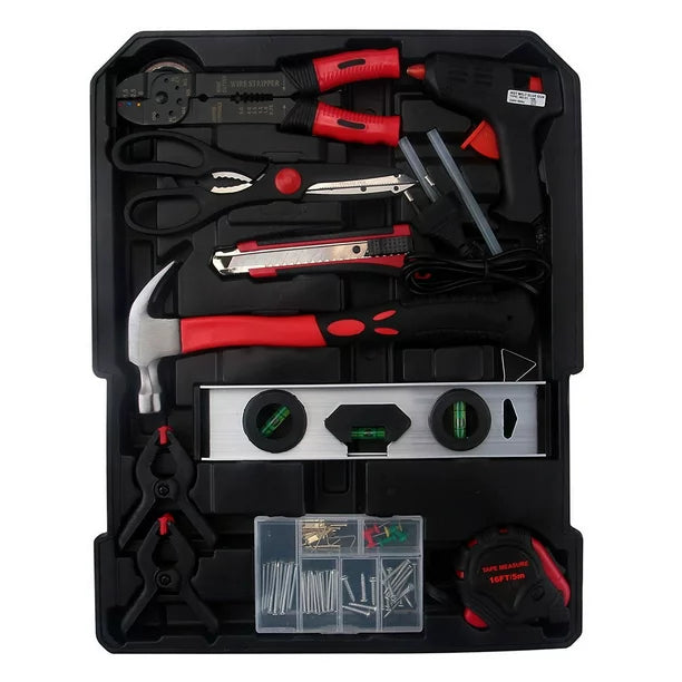 SalonMore 799pcs Aluminum Trolley Case Set, Tool Box with Mechanic Travel Kit, with Case Box Organize Castors