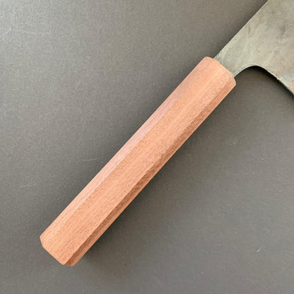 Tall Nakiri knife, Shirogami 1, kurouchi finish - Ittetsu