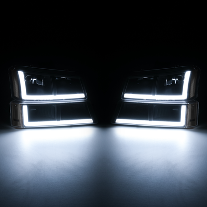 LED DRL Headlight+Bumper Light <br>03-06 Chevy Silverado, Avalanche