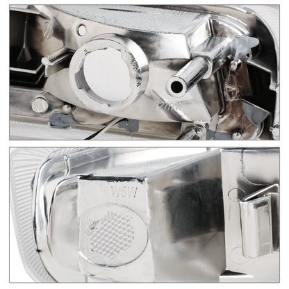 LED DRL Headlight+Bumper Light (Chrome)<br>99-02 Chevy Silverado, 00-06 Suburban, Tahoe