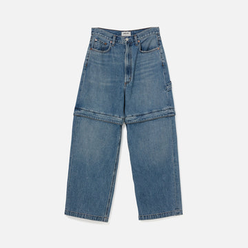 Agolde x Shoreditch Ski Club Risha Zip Utility Jean - Memento