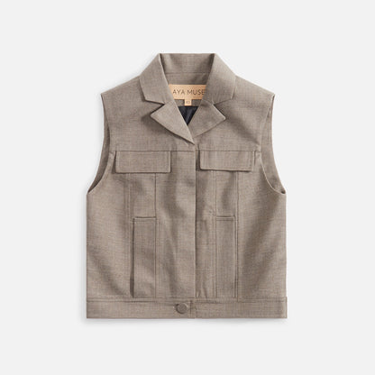 Aya Muse Mia Top - Taupe