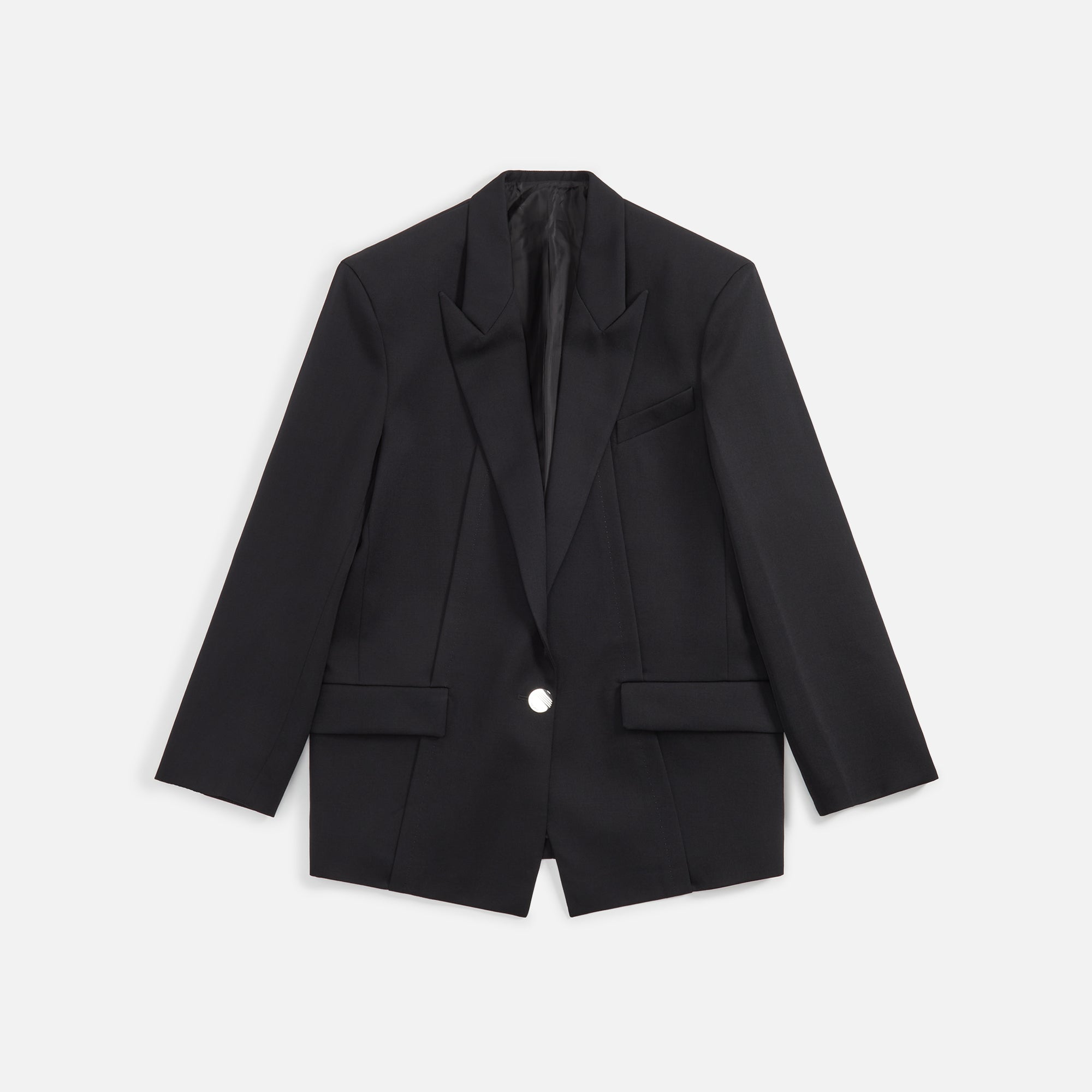 The Attico Glen Blazer - Black