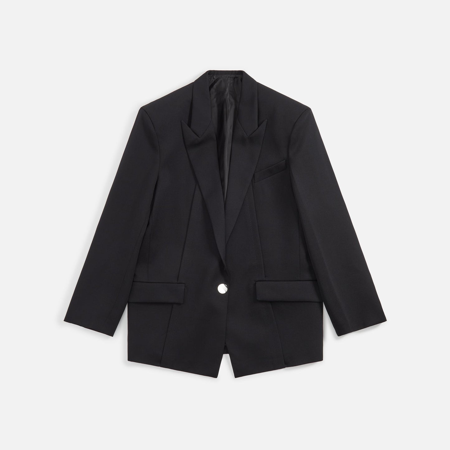 The Attico Glen Blazer - Black