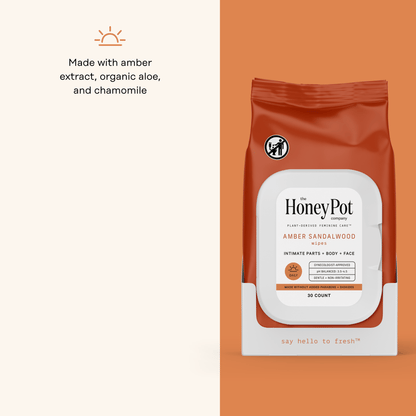 Amber Sandalwood Wipes