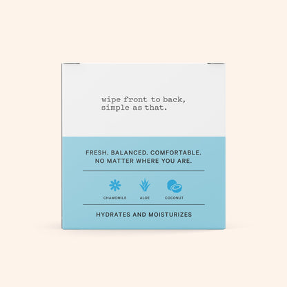 Sensitive Feminine Travel Wipes