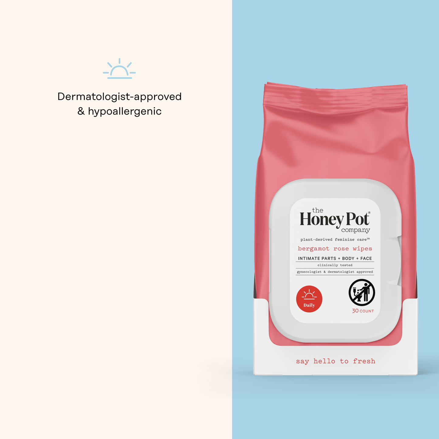 Bergamot Rose Wipes