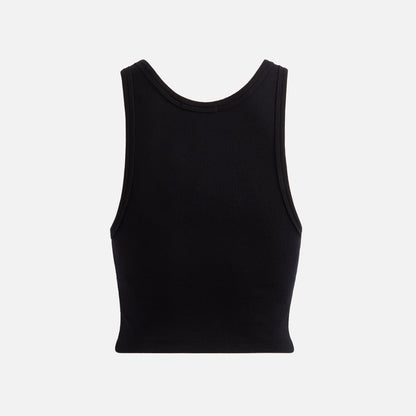 Cotton Citizen Verona Crop Tank - Jet Black