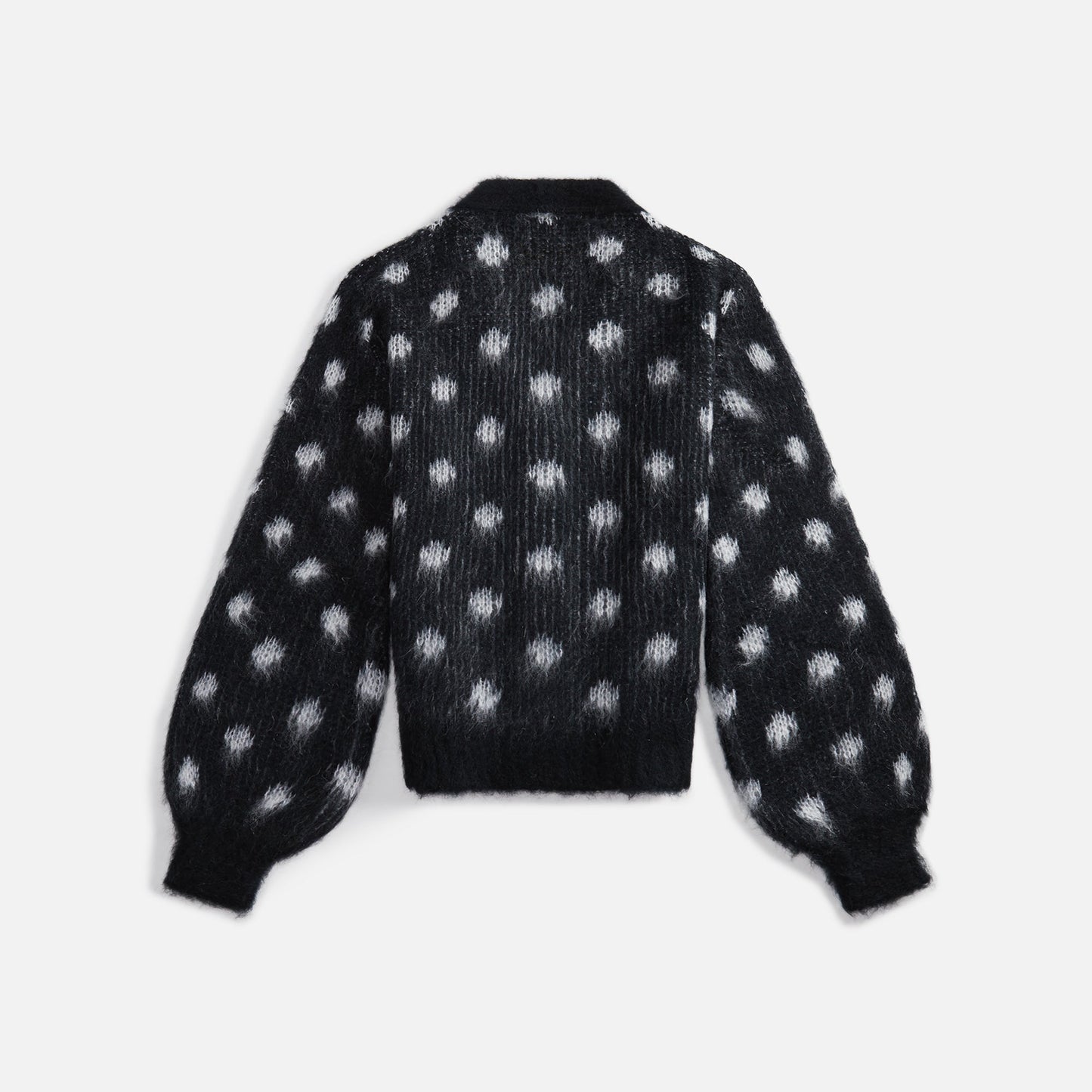 Marni Brushed Dots Cardigan - Black