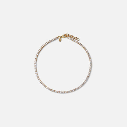 Crystal Haze Serena Necklace Clear - Gold