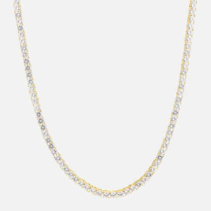 Crystal Haze Serena Necklace Clear - Gold