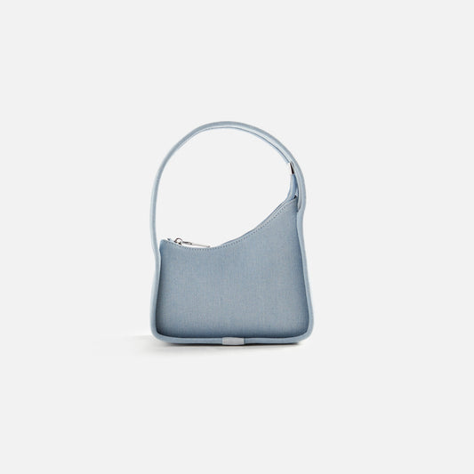 CIRIACO Ashley Minimalist Denim Baguette - Blue