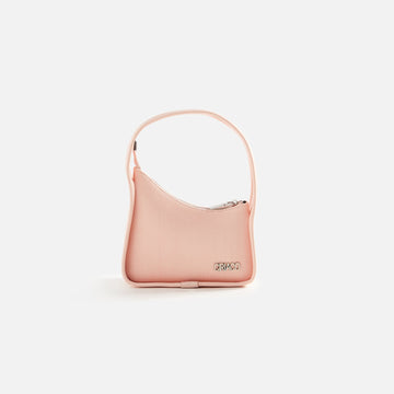 CIRIACO Ashley Minimalist Denim Baguette - Baby Pink