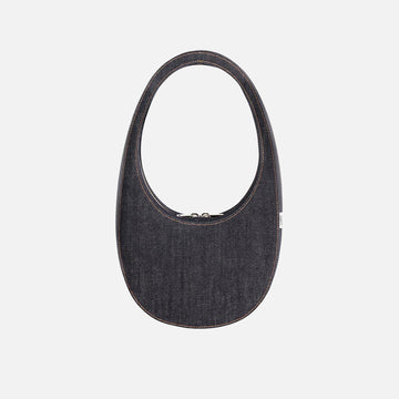 Coperni Denim Swipe Bag - Dark Navy